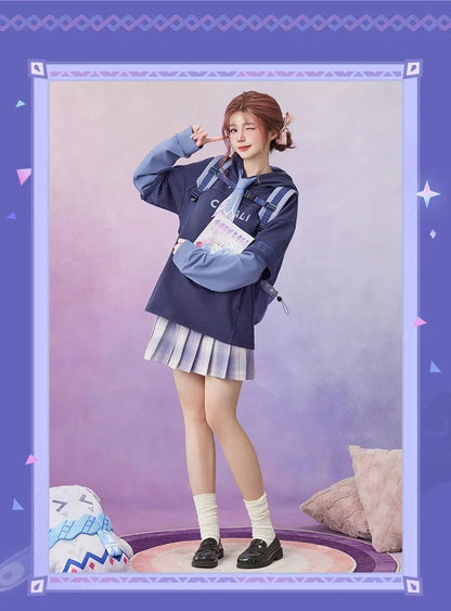 [Genuine] miHoYo Game Citlali Sweater Genshin Impact Citlali Theme Fake Two Hoodie Costumes Long-Sleeved Coat Cosplay Xmas Gifts