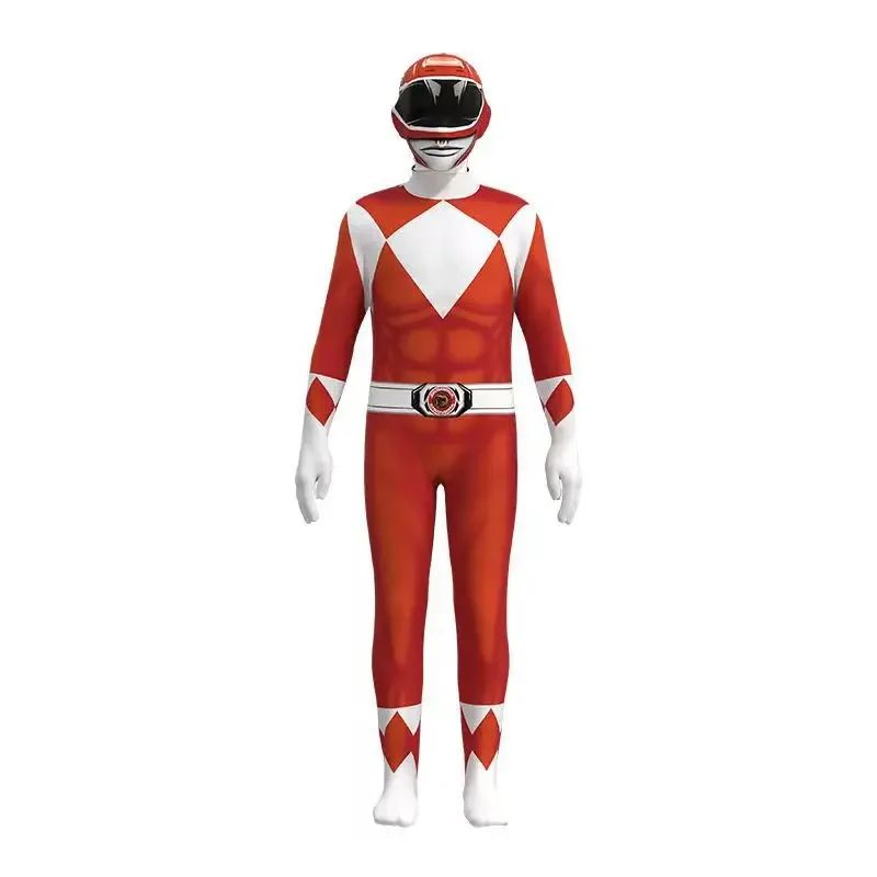 Adult Samurai Sentai Shinkenger Rangers Costume Adult  Superhero Cosplay Halloween Birthday Party Jumpsuit Zentai Suit