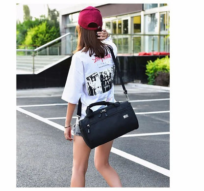 High Quality Women's Travel Bag Men's Outdoor Sports Luggage Handbag Weekend Trip Duffel Bag Female Shoulder Crossbody Bags Pack