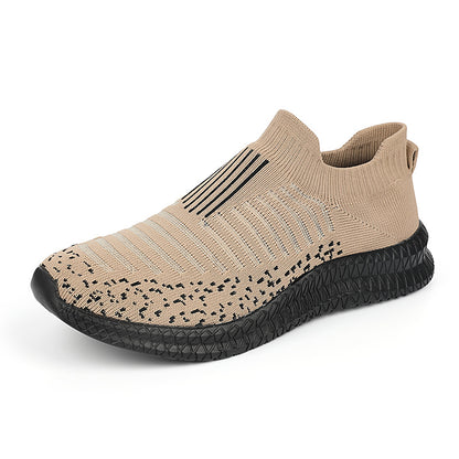 Sapatos Masculinos Casuais Respiráveis Leves para Exterior Tênis Masculinos Antiderrapantes Sapatilhas Slip-on Vulcanizados 2023