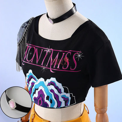 Cosplay Mira Cosplay Costume R Quality Mira Cosplay Wig Costume for Girl Halloween Stage 3D Printed Pattern Role Play Clothes