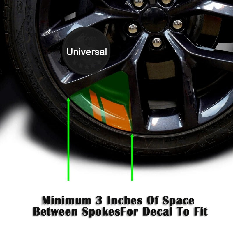 6 Adesivos de Carro Reflexivos para Cubo de Roda Decalques Resistentes Tampa Acessório Exterior Decoração de Carro para Dodge Chrysler Jeep