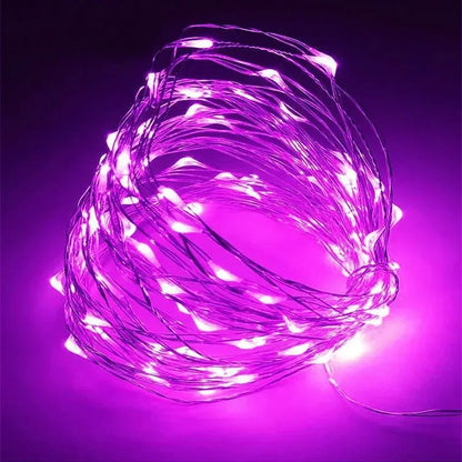 1M 2M 3M 5M 10M 20M 30M Copper Wire LED String lights Holiday lighting Fairy Garland For Christmas Tree Wedding Party Decoration