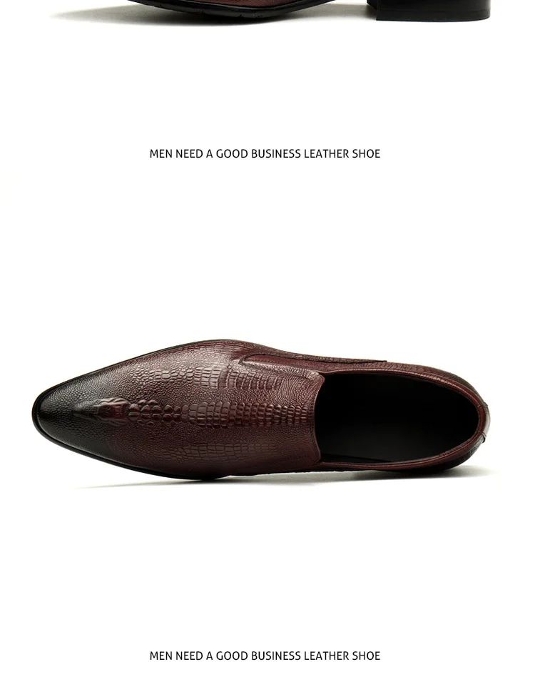 Handmade Mens Wedding Oxford Shoes Black Blue Genuine Leather Flat Dress Shoes Crocodile Pattern Summer Business Formal Loafers