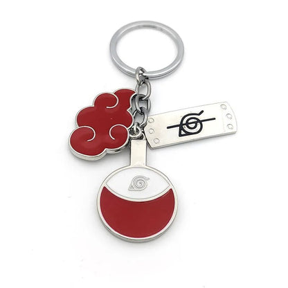 Anime Naruto Chaveiro Brinquedo Kunai Shuriken Konoha Ninja Carro Mochila Xiao Organização Nuvem Vermelha Chaveiro Acessórios Presente