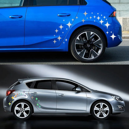 Adesivo Gráfico Car Star para Porta Roda Sobrancelha Decalque de Vinil Acessórios de Tuning para Audi VW Ford BMW Toyota Honda Peugeot Renault