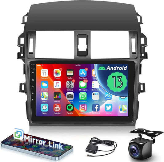 9 Inch Android 13.0 2GB+32GB For Toyota Corolla 2009-2013 Car GPS Navigation Multimedia Player Radio Tape Head Unit DSP Carplay