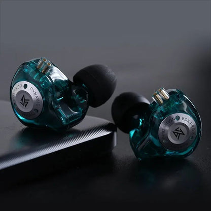 Fone de ouvido dinâmico KZ EDX PRO X HIFI Bass Earbud Esporte Música Cancelamento de Ruído Headsets Cabo 2 pinos KZ ZSTX ZSN PRO X EDC EDA ZVX