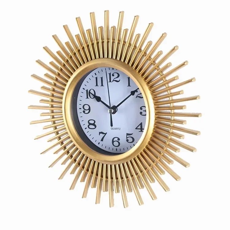 Retro home wall decoration clock font clear wall clock travel time accurate border three-dimensional hanging quartz clock
