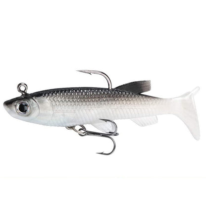 Kit 5 Peças Isca de Pesca Isca Macia 8cm/2.8in Isca Artificial Anzóis Legais