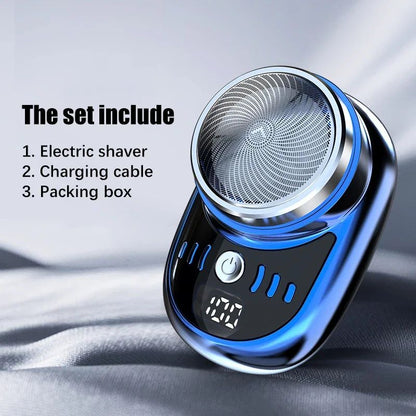 2023 Men's Electric Shaver Portable Mini Shaving Machine USB Rechargeable Beard Trimmer Type-C Household Face Beard Shaver