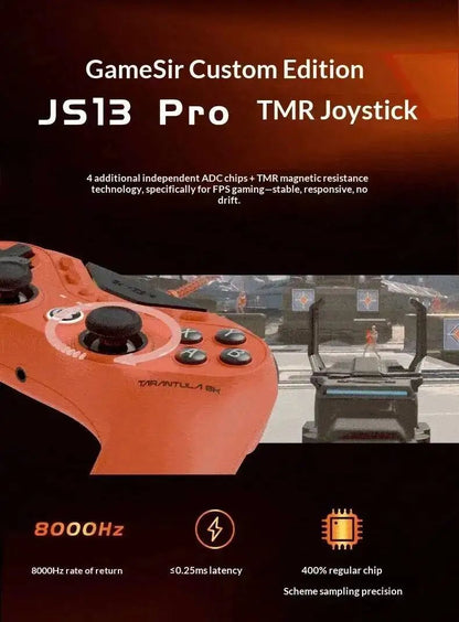 NEW Tarantula 8K Wired Esports Controller Gen-2 TMR Sticks 8000Hz Polling 0.5ms for PC Steam Switch Android iOS