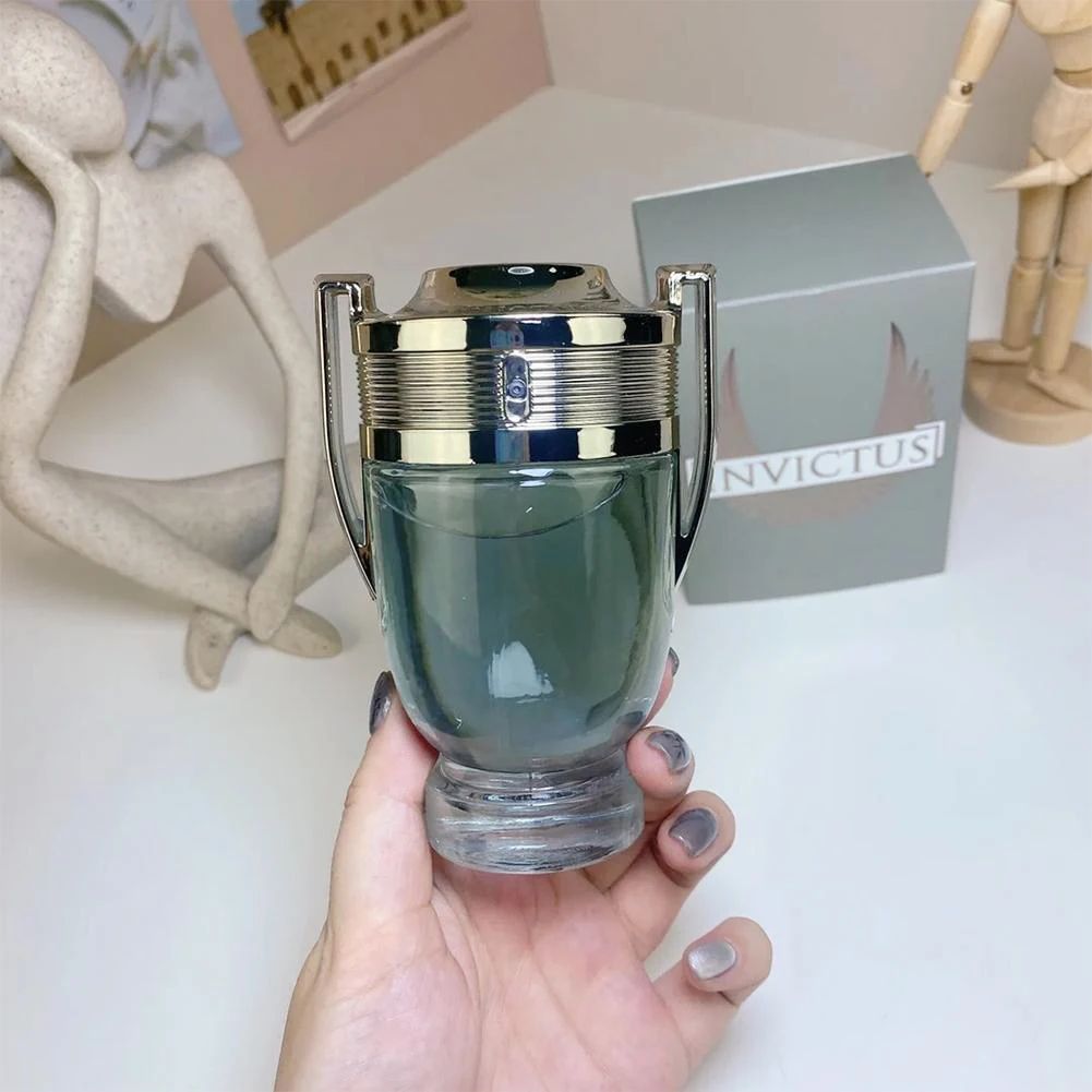 100ML 3.4FL.OZ  Men's Perfume Woody Aquatic Notes Fresh Ocean Fragrance Spray Parfum Warrior Trophy Perfume  Long-lasting Male