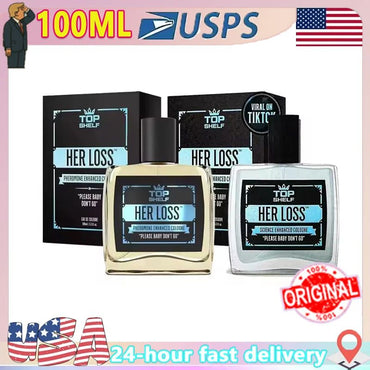 Perfume Her Loss Cologne Men's Cologne Perfume Men's Pheromone Cologne Perfume 50ml-100ml Lasting Fragrance, Christmas Gift