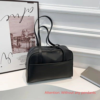 Women's Vintage Korean Style Single Shoulder Bag - Convertible Crossbody/Handbag, Women's Handbag, Underarm Bag, Crossbody Bag