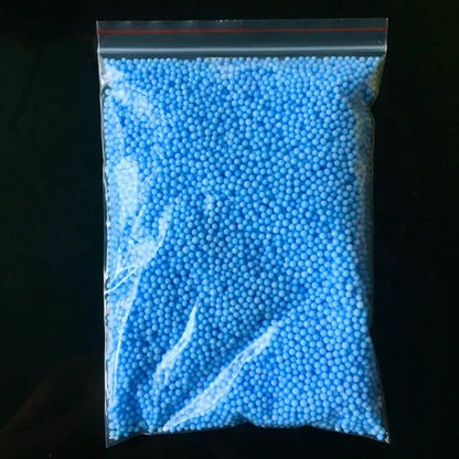 14000Pcs Polystyrene Filler Styrofoam Balls Bottle DIY Snow Mud Accessorie Small Tiny Foam Beads for Gift Box Balloon Decoration