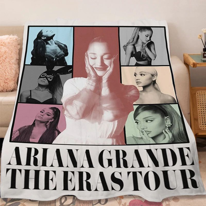 Sofa Winte Blanket A-Ariana Grandes r Microfiber Bedding Fluffy Soft Blanket for Winter Warm Knee Bed Fleece Camping Nap Blanket