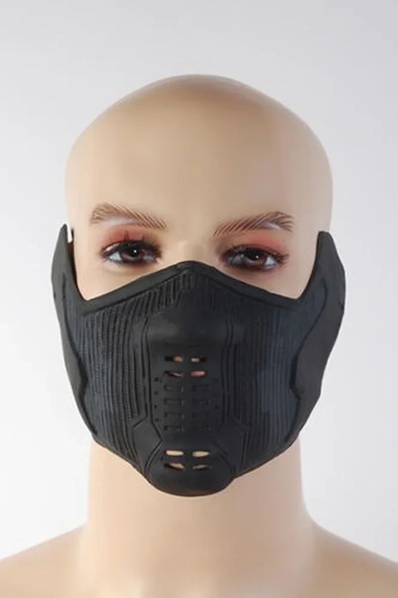 Super Hero Winter Soldier  Cosplay Mask James Buchanan Bucky Barnes Cosplay Latex Mask Halloween Christmas Props Half Face Mask