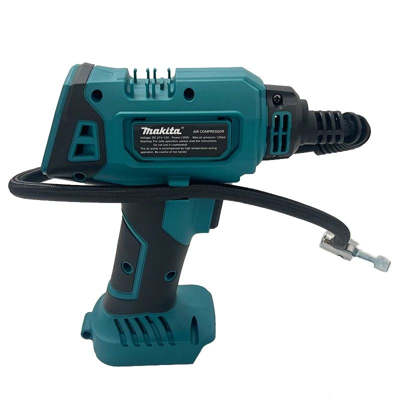 Bomba de Ar Elétrica Portátil sem Fio Makita 12V Compressor de Ar Portátil Recarregável para Carros para Bateria Makita 18V
