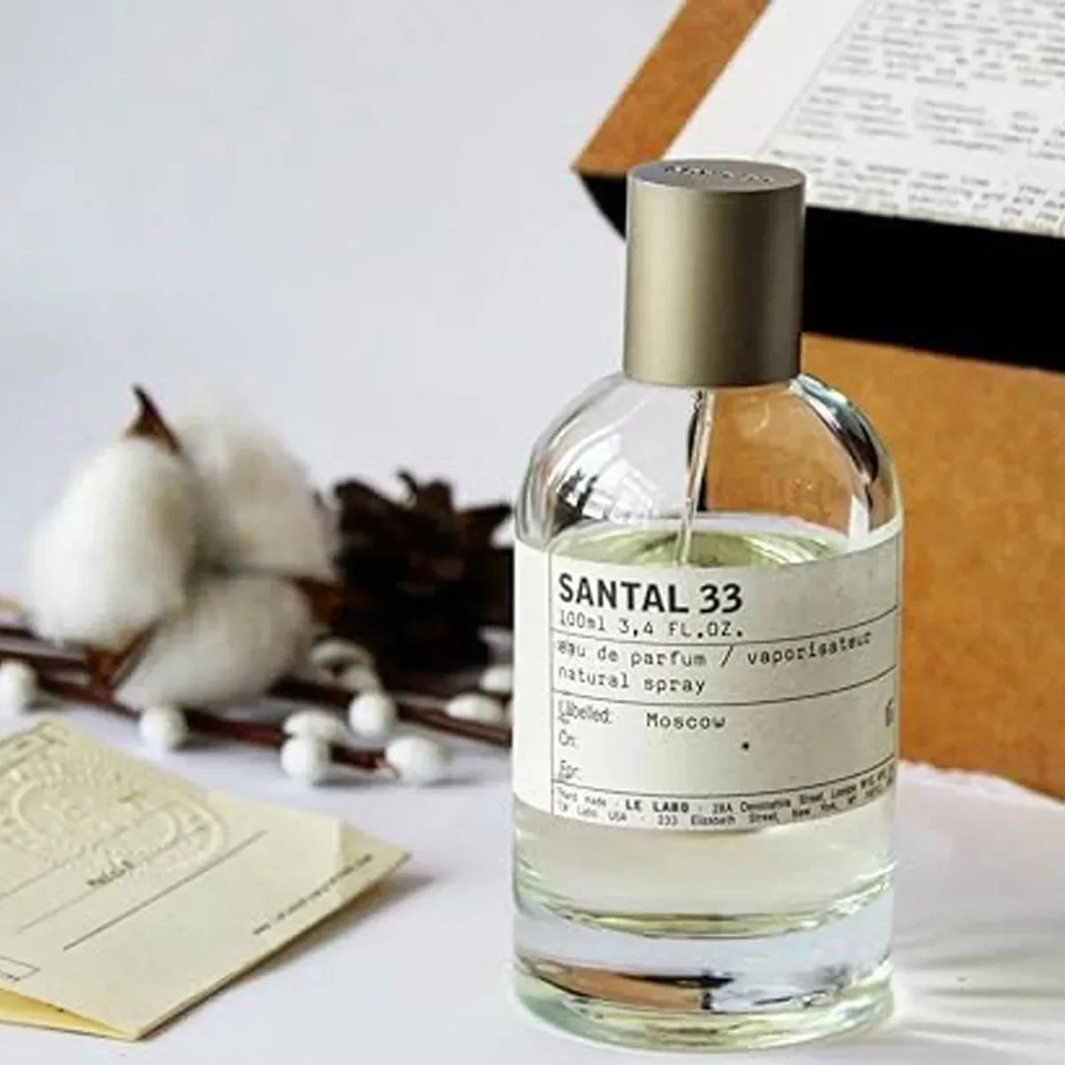 Perfume Unissex Santal 33, 100 ml, com Notas de Sândalo e Noz-Moscada