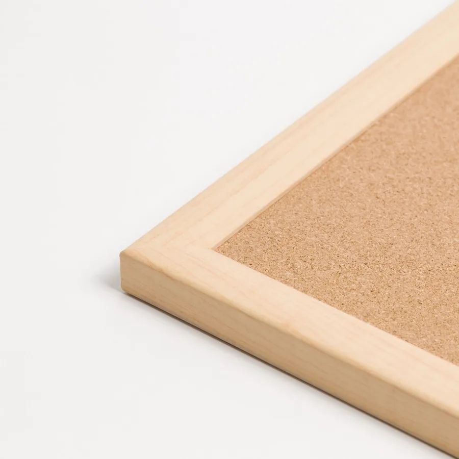 17 x 23 in. Cork Bulletin Board with Natural Maple WoodStyle Frame for Home Office Organization Ideal for Notes Photos and Sche