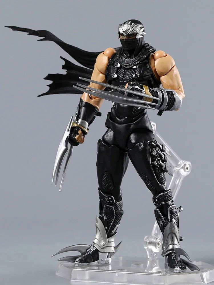 Revoltech Ryu Hayabusa Boneco de Ação PVC Modelo Ornamento Brinquedo Coleção Presente