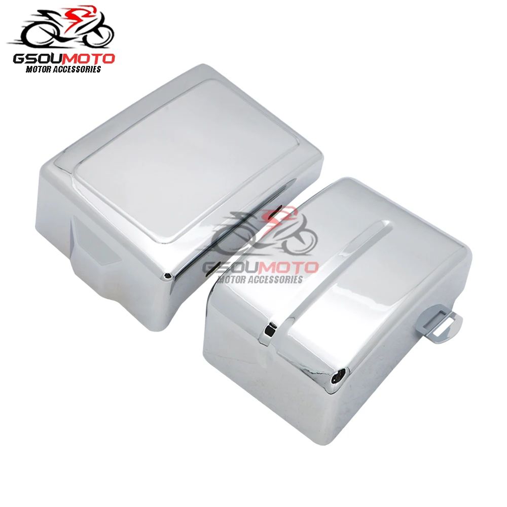 Motorcycle Black Battery Side Fairing Frame Covers Cap For Harley Dyna Street Fat Bob Super Glide Wide Glide Switchback FLD FXD