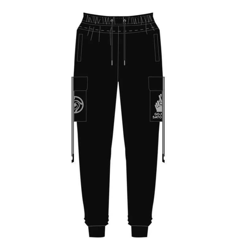 Anime Jujutsu Gojo Satoru Itadori Yuji Cosplay Kostuum Volwassen Unisex Pullover Jas Casual Capuchon Broek
