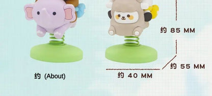 Figura de Urso Panda Fofo Bubu Dudu Kawaii Desenho Animado Modelo de Panda Criativo Animado Enfeites de Carro de Animal de Primavera