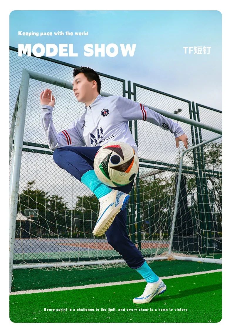 New Men Society Soccer Shoes Cleats Studded Indoor Football Field Boots Professional Training Football Shoes High Quality Match