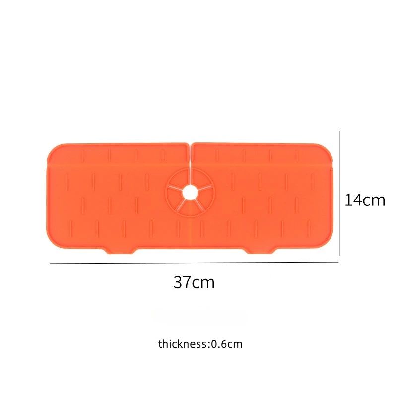 Utensílios de Cozinha Almofada Absorvente de Torneira de Silicone Prateleira Pia Protetor de Respingos Tapete Protetor de Bancada Acessórios de Tapete de Dreno de Banheiro