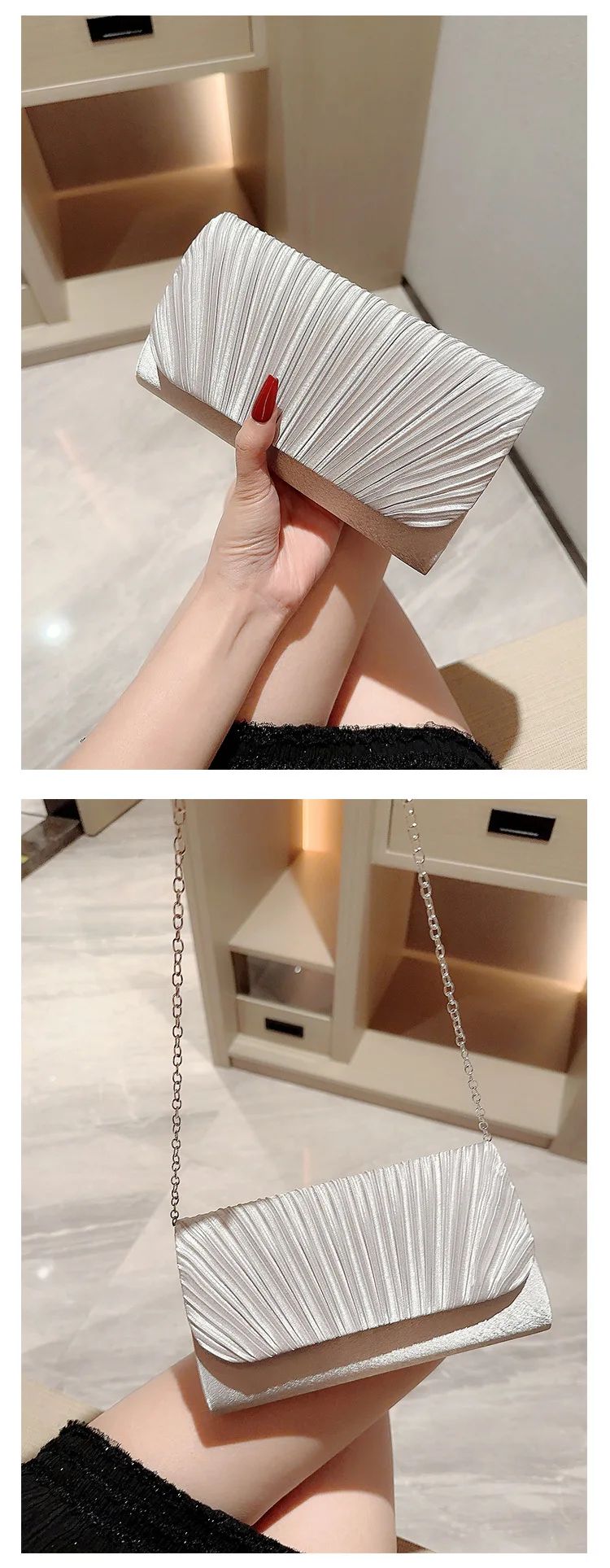 High End Women Evening Bag Luxury Female Wedding Clutch Purse Party Rhinestones Chain Shoulder Bags Retro lady handbag 2025