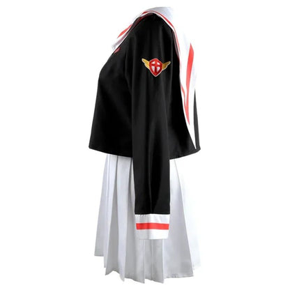 2026 Anime Cardcaptor Sakura Card Captor Kinomoto Sakura Li Syaoran Cosplay Costume School Uniform Man Woman Campus Sailor Suit