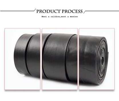 5Meters 3-50mm Black PU Leather Cords Soft Ribbon Band Bag Strap Webbing Necklace Jewelry Decor Tape DIY Sewing Accessories