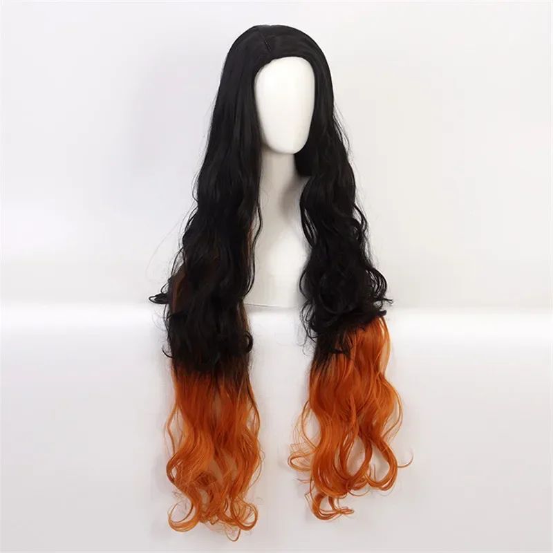 Anime Demon Moordenaar Kimetsu No Yaiba Tanjiro Kamado Cosplay Synthetic Wigs Korte Kastanjebruine Hittebestendige Haarpruiken