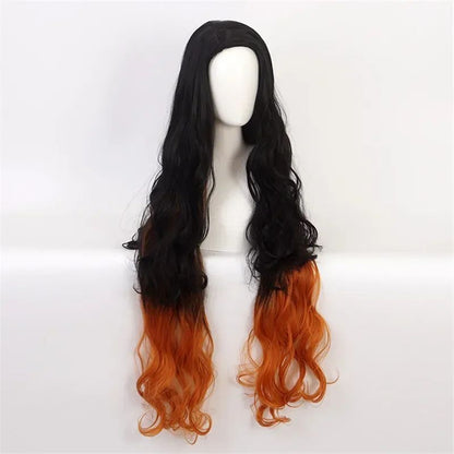 Anime Demon Moordenaar Kimetsu No Yaiba Tanjiro Kamado Cosplay Synthetic Wigs Korte Kastanjebruine Hittebestendige Haarpruiken