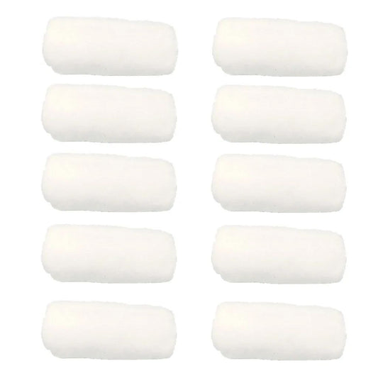 10PC White Ultra Soft Microfiber Fabric Face Towel Hotel Bath Towel Wash Hand Towels Portable Terry Multifunctional