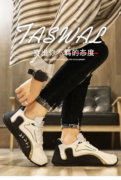 Tênis de verão masculino de malha, sapatênis vulcanizado casual de cano baixo, tênis esportivo masculino macio e confortável para corrida, calçado masculino