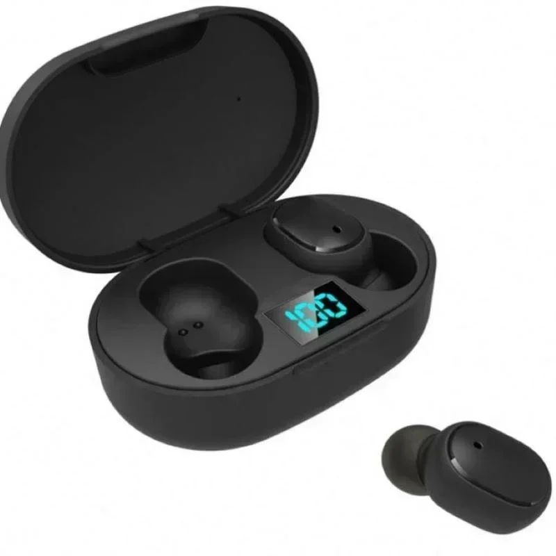 Fone de Ouvido Bluetooth Sem Fio E6S TWS Fone de Ouvido Bluetooth Sem Fio Fones de Ouvido Sem Fio com Cancelamento de Ruído com Microfone