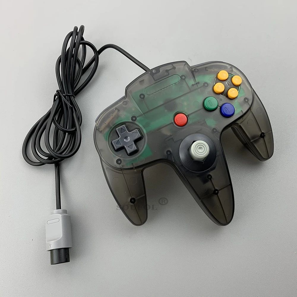 Wired Gamepad For NS 64 Host N64 Controller Gamepad Joystick For Classic Nintend 64 Console Games For Mac Computer PC