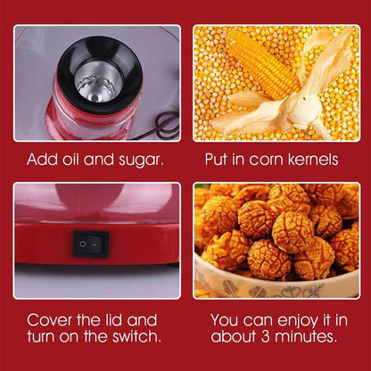 Home Popcorn Machine PM-2801 Portable Popcorn Machine 1200W Homemade Snack Popcorn Creative Gift 220V 50-60Hz