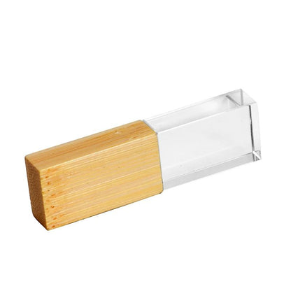 JASTER Pendrive USB 2.0 de Madeira Cristal 128GB Lindo Pen Drive Com Caixa de Madeira de Nogueira 64GB Pen Drive Presente de Casamento 32GB 16GB