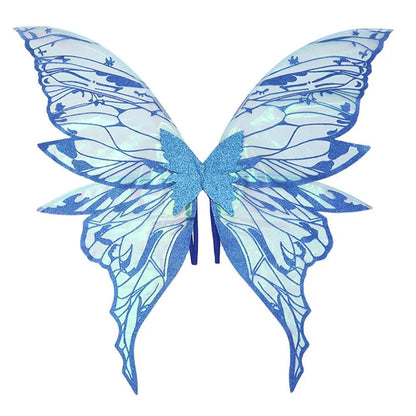1PC Adults Fairy Wings Girls Sparkling Angel Wings Butterfly Costume Wings Halloween Costume Dress up Party Favor Christmas Gift