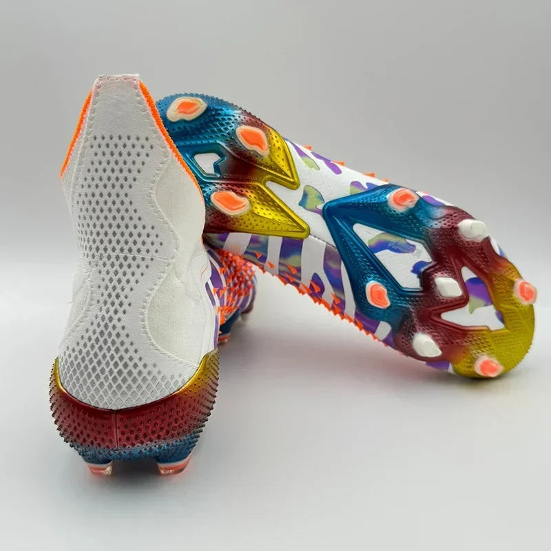 New Men Football Field Boots Professional Original Soccer Shoes Resistant Unisex Comfortable Ankle Cleats Football Shoes Outdoor