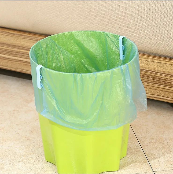 36/2 peças Clipes Fixadores para Lixo Suporte Antiderrapante para Sacola de Lixo Clipes Seladores para Sacos de Salgadinhos Organizador de Cozinha