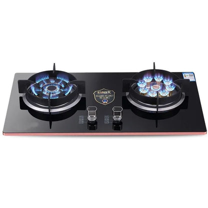 Home Electric Household Embedded Desktop Energy-Saving Induction Cooker Natural Gas Liquefied Gas Stove Double Stove Eye Tempere