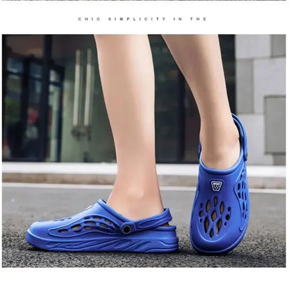 Outdoor Sandals for Men and Women Summer Clogs EVA Slippers Plus Size 47 48 49  Men Garden Shoes Beach Sandals Breathable Clogs