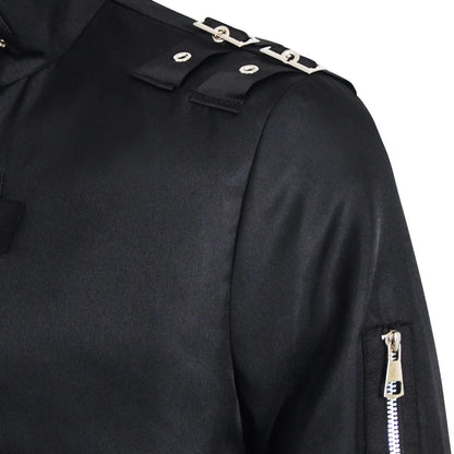Michael Jackson cosplay Costume BAD Punk Jacket Black Slim BAD Jacket Costume Clothing for Man Adore Stars Impersonator