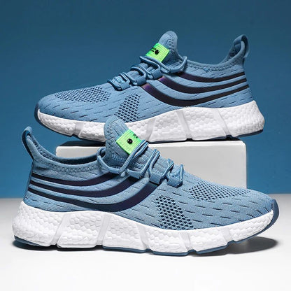 Tênis Esportivo Masculino Casual Leve Respirável Antiderrapante Calçados para Corrida e Caminhada ao Ar Livre Tênis Esportivo para Jogging