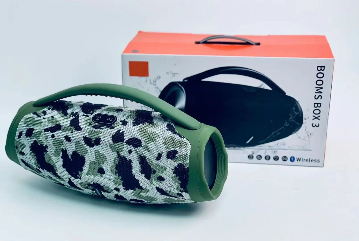 100W High Power BoomBox 3 Outdoor Portable Music God 3rd Generation Wireless Bluetooth Speaker Ultra Low Bass Bluetooth Speaker